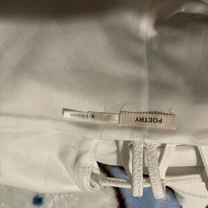 white mini dress size S